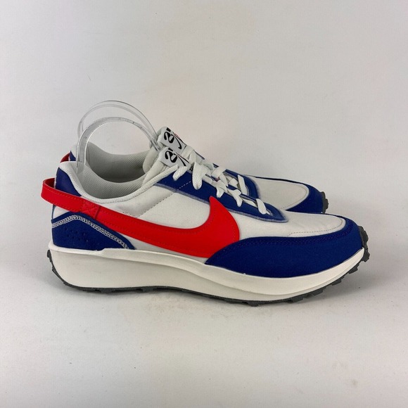 Nike Waffle Debut Swoosh mens size 10.5 phantom habanero red royal athletic shoe - Picture 2 of 11